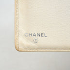 Chanel Wallet Camellia Leather Beige Silver — view 5
