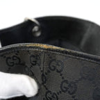 Gucci Tote Bag GG Canvas Black Silver — view 6
