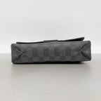 Louis Vuitton Shoulder Bag Damier Graphite District PM Black — view 3