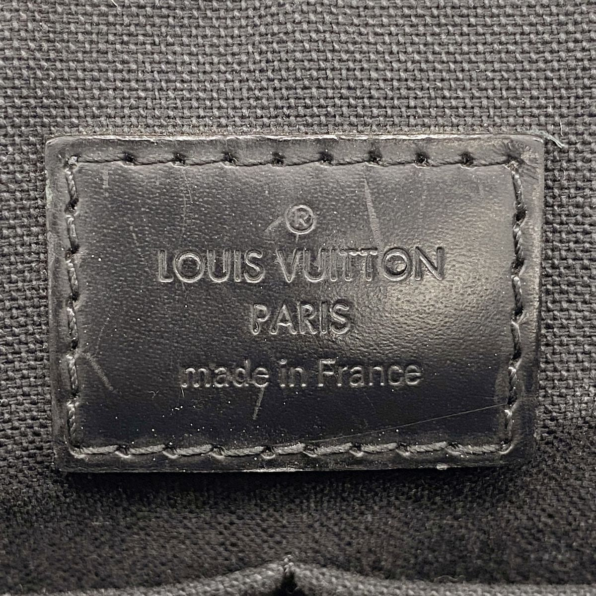 Louis Vuitton Shoulder Bag Damier Graphite District PM Black — view 5