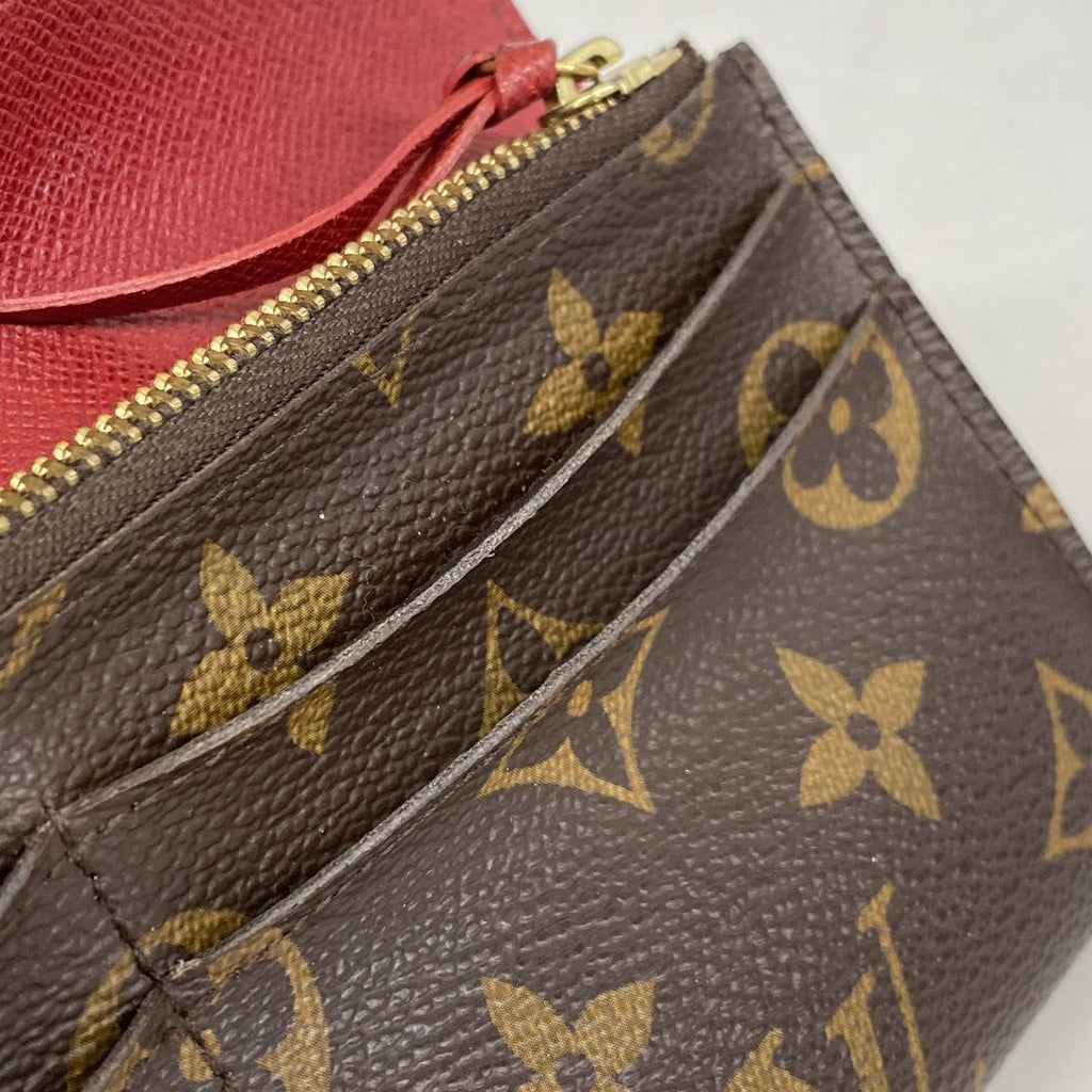 Louis Vuitton Wallet Monogram Portefeuille Emily Brown Rouge — view 5