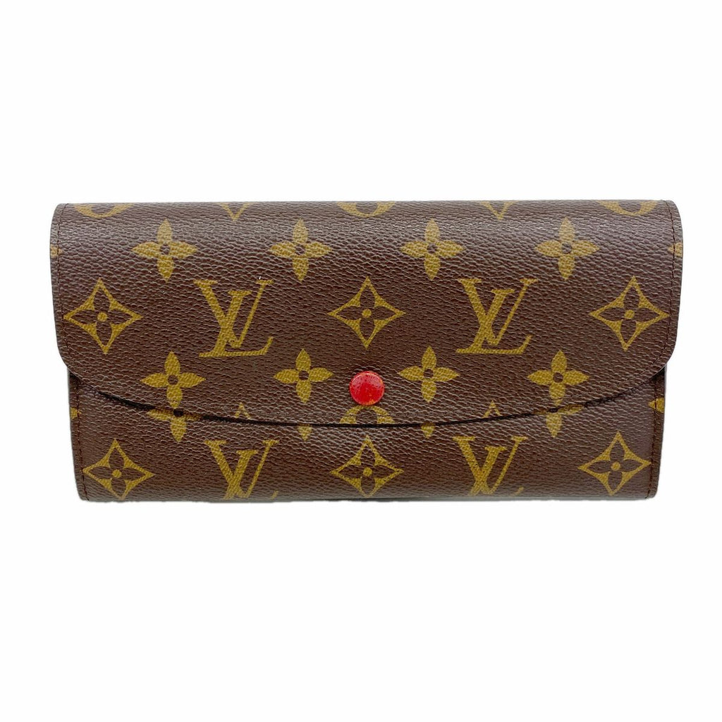 Louis Vuitton Wallet Monogram Portefeuille Emily Brown Rouge