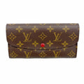 Louis Vuitton Wallet Monogram Portefeuille Emily Brown Rouge