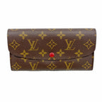 Louis Vuitton Wallet Monogram Portefeuille Emily Brown Rouge