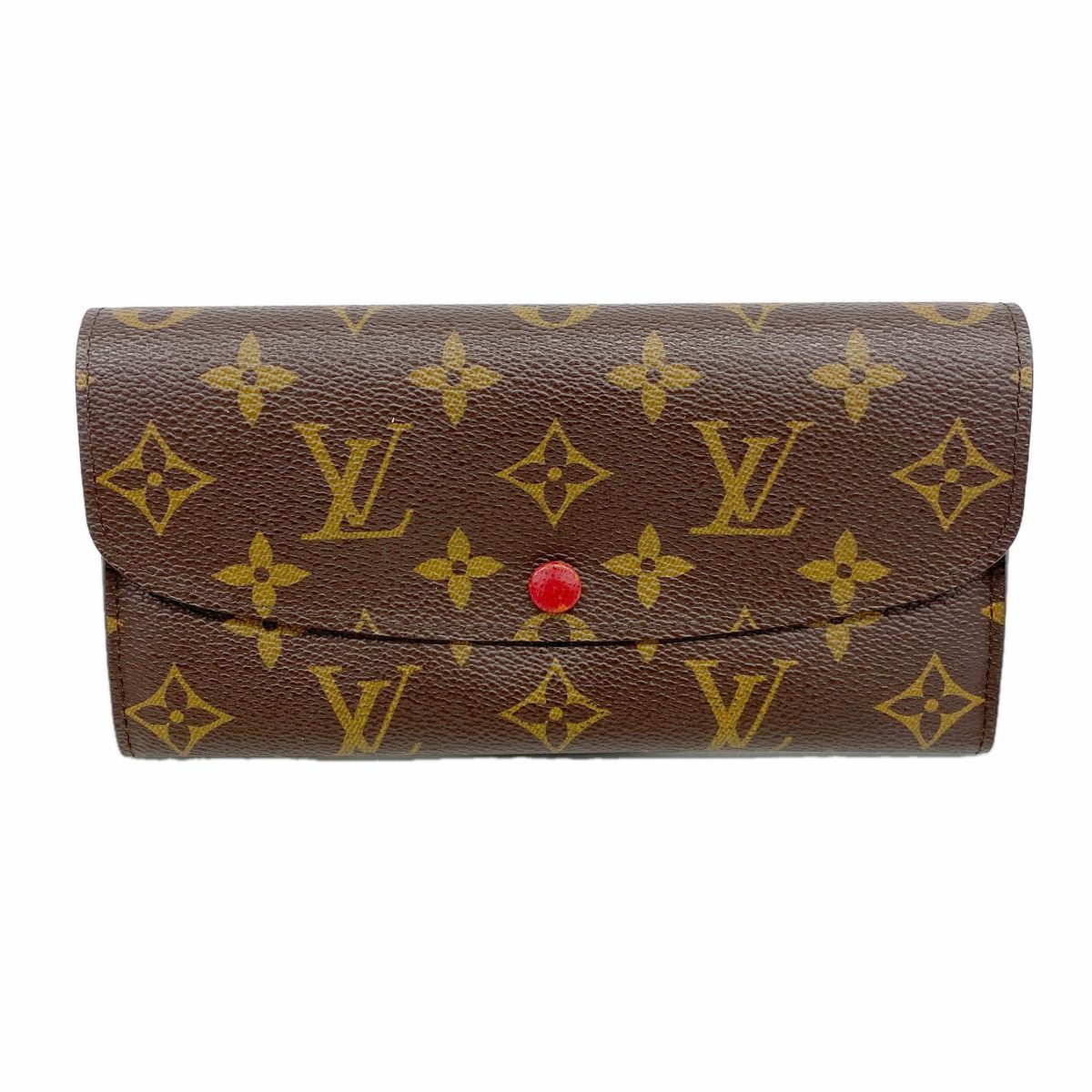 Louis Vuitton Wallet Monogram Portefeuille Emily Brown Rouge