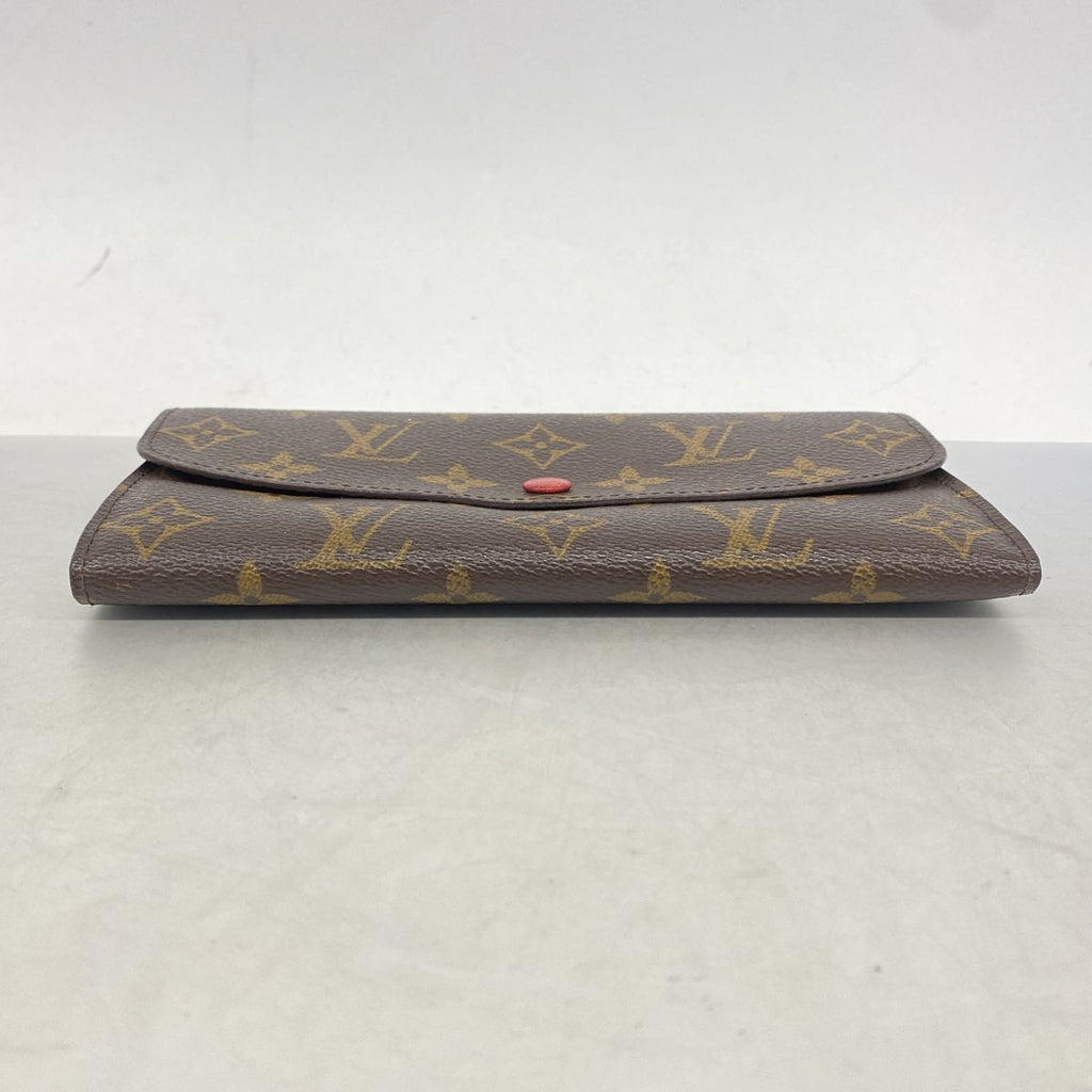 Louis Vuitton Wallet Monogram Portefeuille Emily Brown Rouge — view 2