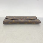 Louis Vuitton Wallet Monogram Portefeuille Emily Brown Rouge — view 2