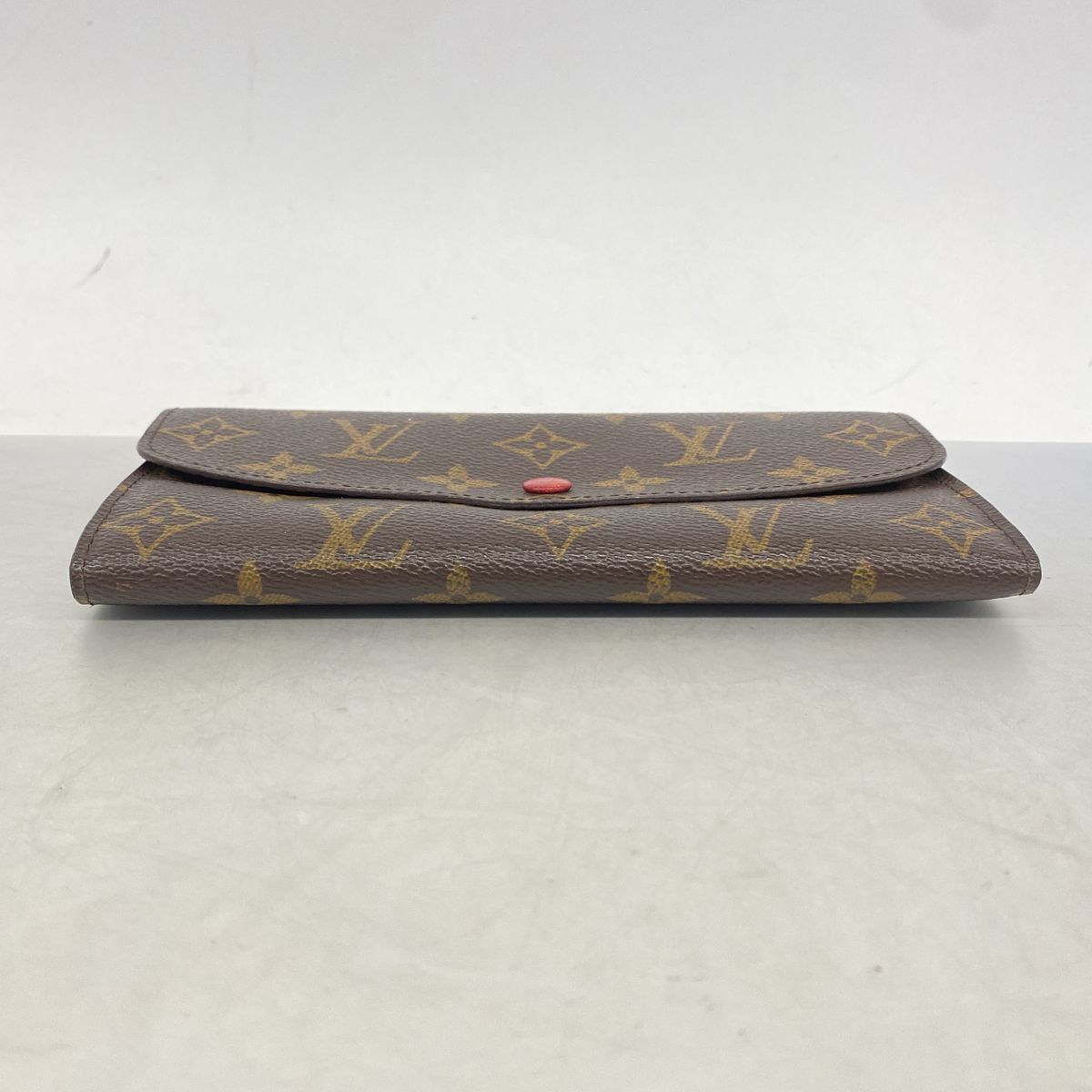Louis Vuitton Wallet Monogram Portefeuille Emily Brown Rouge — view 2