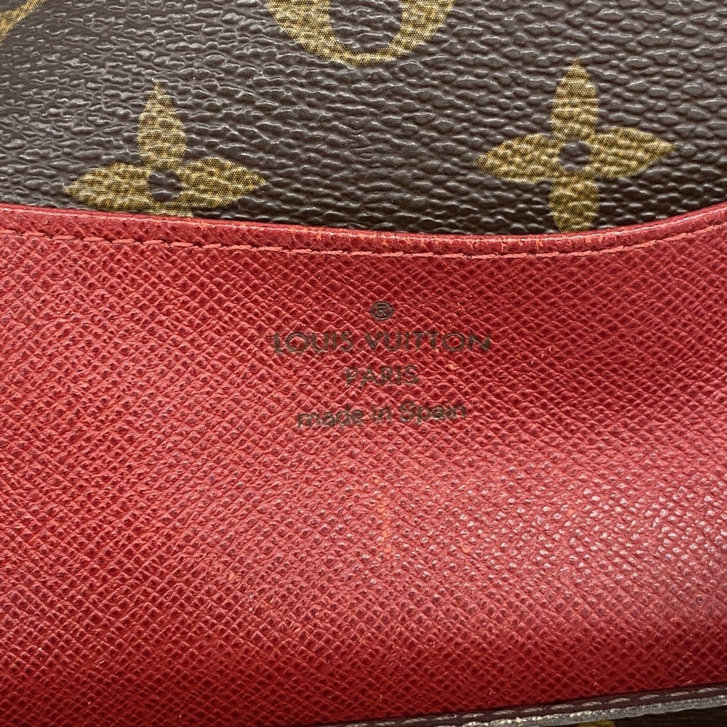 Louis Vuitton Wallet Monogram Portefeuille Emily Brown Rouge — view 4