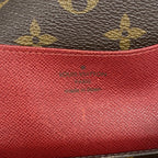 Louis Vuitton Wallet Monogram Portefeuille Emily Brown Rouge — view 4