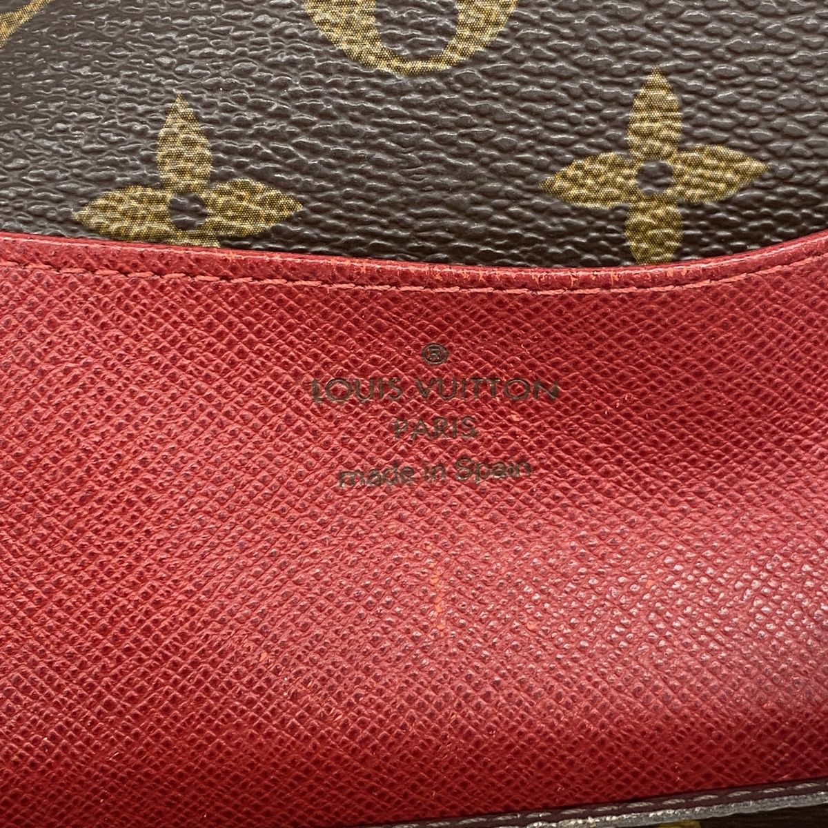 Louis Vuitton Wallet Monogram Portefeuille Emily Brown Rouge — view 4
