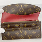 Louis Vuitton Wallet Monogram Portefeuille Emily Brown Rouge — view 3