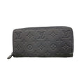 Louis Vuitton Wallet Monogram Shadow Zippy Horizontal Black
