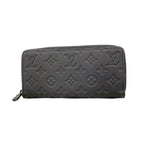 Louis Vuitton Wallet Monogram Shadow Zippy Horizontal Black