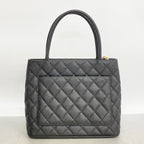 Chanel Tote Bag Reissue Caviar Leather Black Gold — view 6