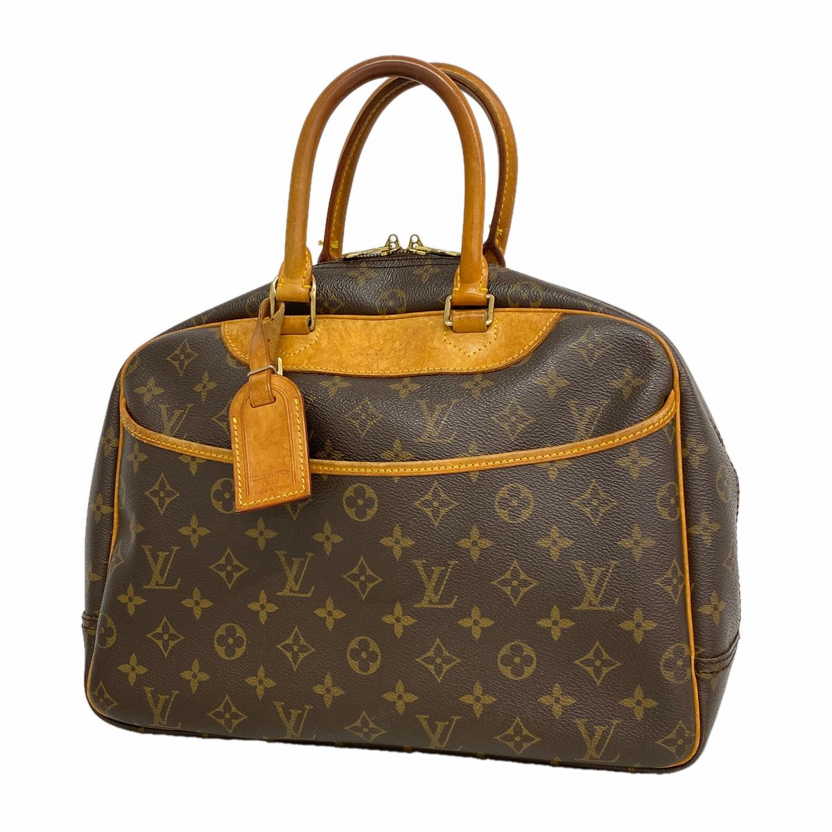 Louis Vuitton Handbag Monogram Deauville Brown