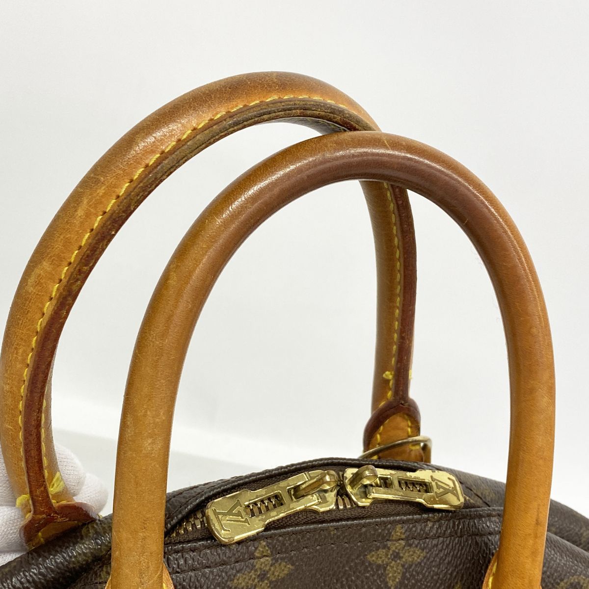 Louis Vuitton Handbag Monogram Deauville Brown — view 7