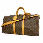 Louis Vuitton Boston Bag Monogram Keepall Bandouliere 55 Brown