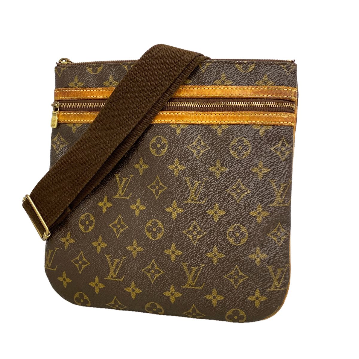 Louis Vuitton Shoulder Bag Monogram Pochette Bosphore Brown