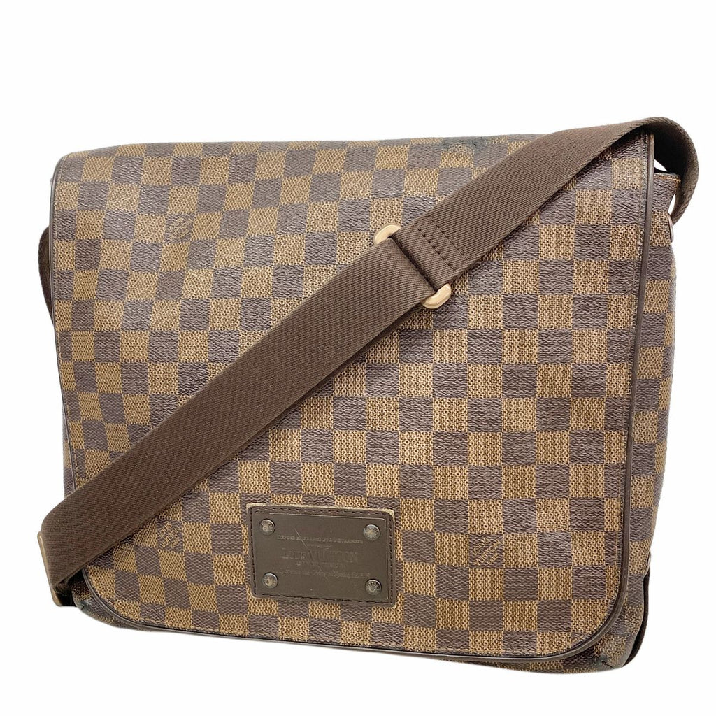 Louis Vuitton Shoulder Bag Damier Brooklyn MM Ebene
