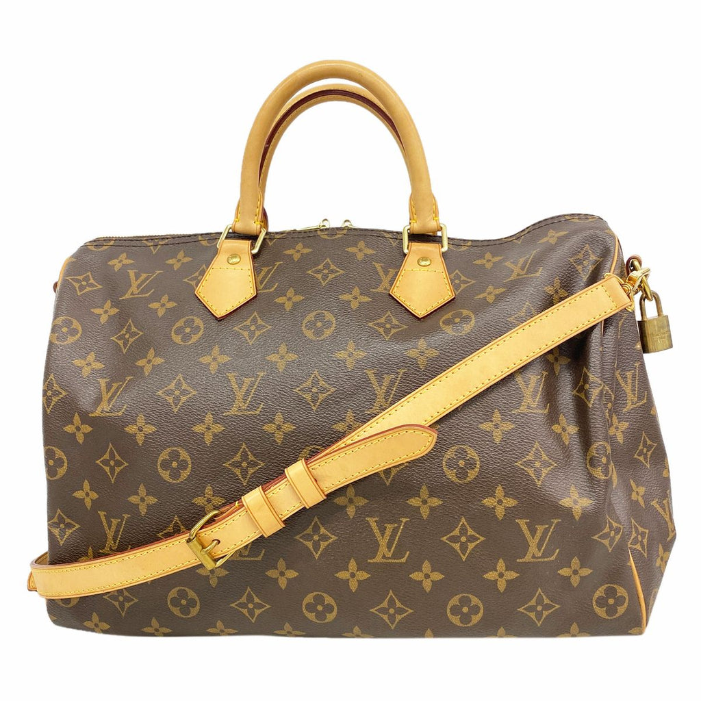 Louis Vuitton Handbag Monogram Speedy Bandouliere 35 Brown 2-Way Bag