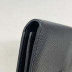 Hermes Wallet Bearn Soufflet Veau Epsom Black Silver — view 5