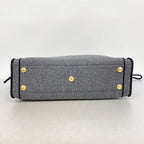 Fendi Tote Bag Felt Gray Gold — view 3