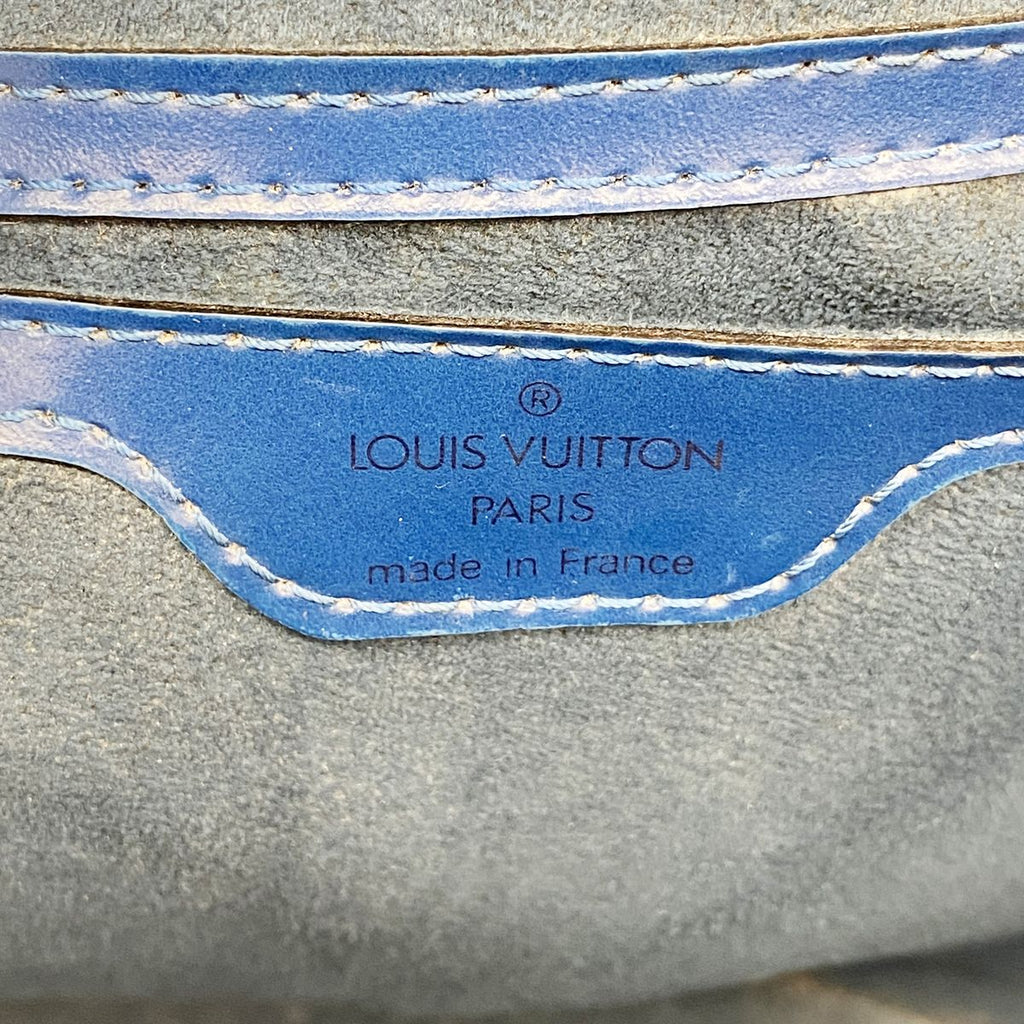 Louis Vuitton Shoulder Bag Epi Saint Jacques Poignet Long Toledo Blue — view 5