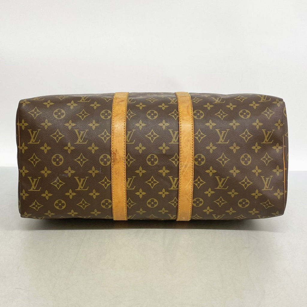 Louis Vuitton Boston Bag Monogram Keepall 45 Brown — view 3