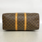 Louis Vuitton Boston Bag Monogram Keepall 45 Brown — view 3
