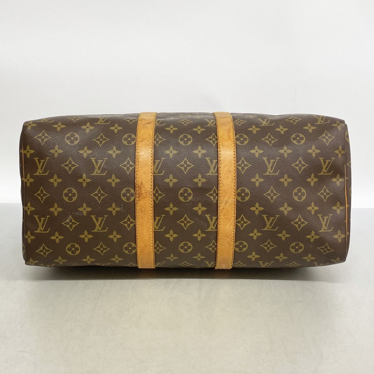 Louis Vuitton Boston Bag Monogram Keepall 45 Brown — view 3