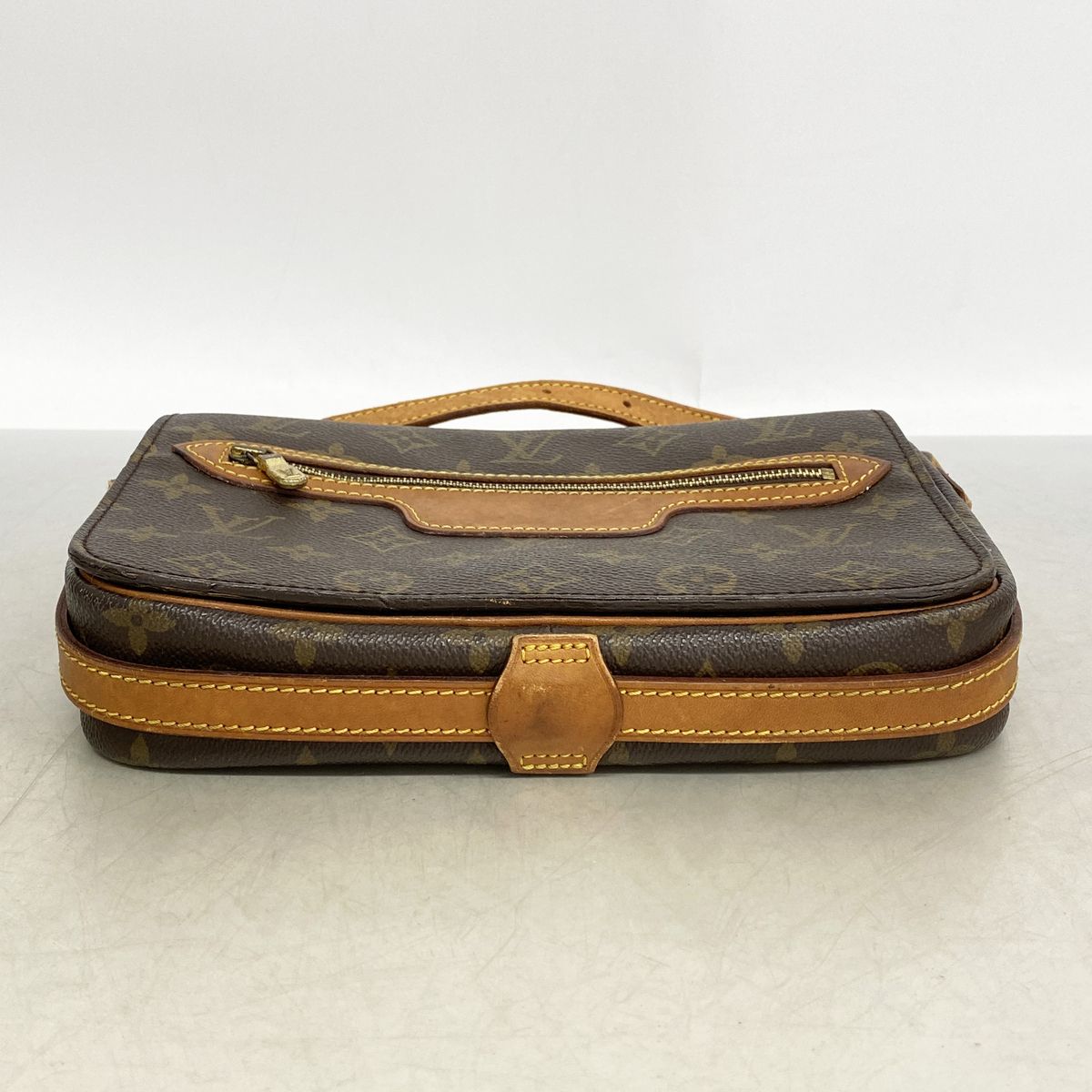 Louis Vuitton Shoulder Bag Monogram Saint Germain 24 Brown — view 3
