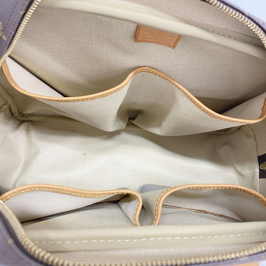 Louis Vuitton Handbag Monogram Deauville Brown — view 4