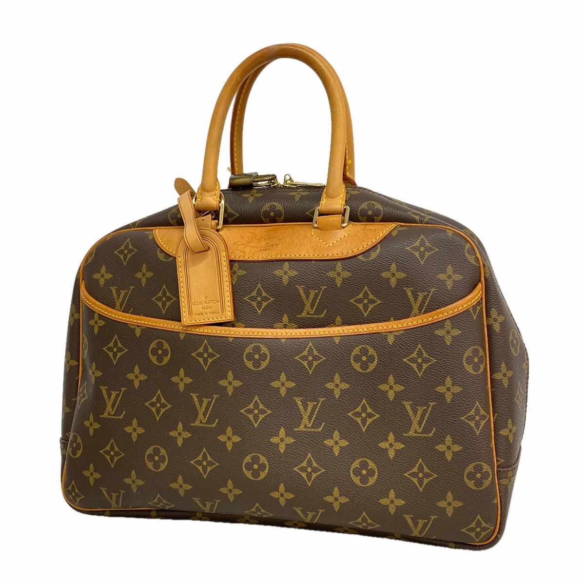 Louis Vuitton Handbag Monogram Deauville Brown