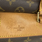 Louis Vuitton Handbag Monogram Deauville Brown — view 7