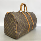 Louis Vuitton Boston Bag Monogram Keepall 55 Brown — view 2