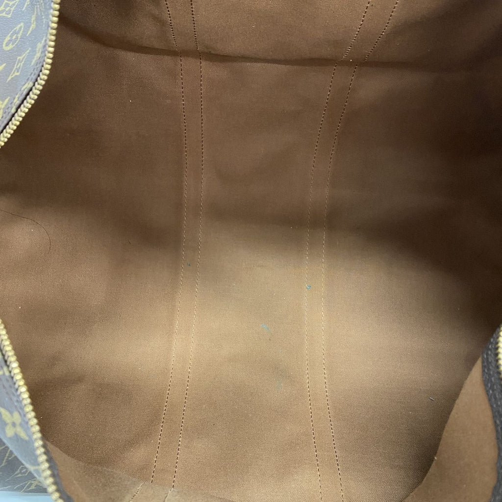 Louis Vuitton Boston Bag Monogram Keepall 55 Brown — view 4