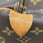 Louis Vuitton Boston Bag Monogram Keepall 55 Brown — view 5