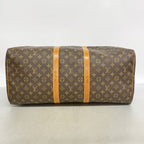 Louis Vuitton Boston Bag Monogram Keepall 55 Brown — view 3