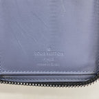 Louis Vuitton Wallet Monogram Shadow Zippy Vertical Navy — view 4