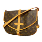 Louis Vuitton Shoulder Bag Monogram Saumur 30 Brown