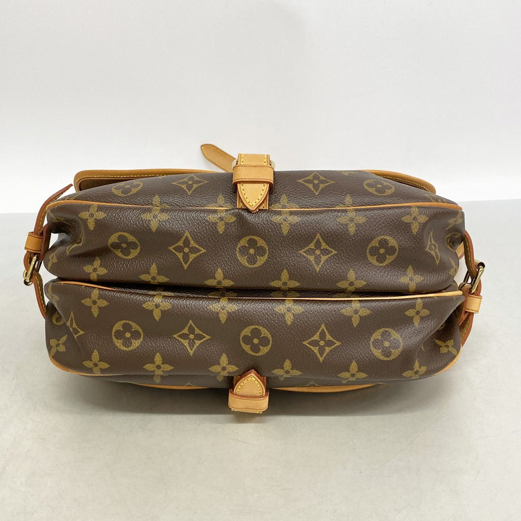 Louis Vuitton Shoulder Bag Monogram Saumur 30 Brown — view 3