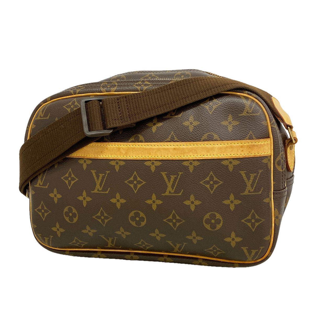 Louis Vuitton Shoulder Bag Monogram Reporter PM Brown