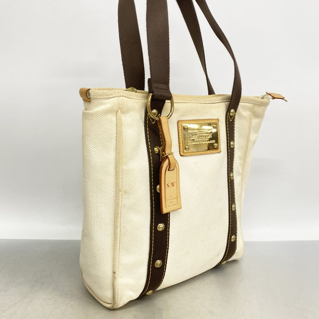 Louis Vuitton Tote Bag Antigua Cabas MM Ecru — view 2