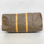 Louis Vuitton Boston Bag Monogram Keepall Bandouliere 60 Brown — view 3