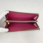 Louis Vuitton Wallet Monogram Portefeuille Clemence Brown Fuchsia — view 3