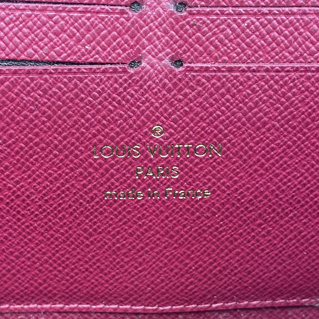 Louis Vuitton Wallet Monogram Portefeuille Clemence Brown Fuchsia — view 4