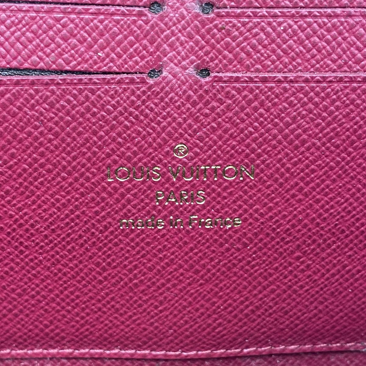 Louis Vuitton Wallet Monogram Portefeuille Clemence Brown Fuchsia — view 4