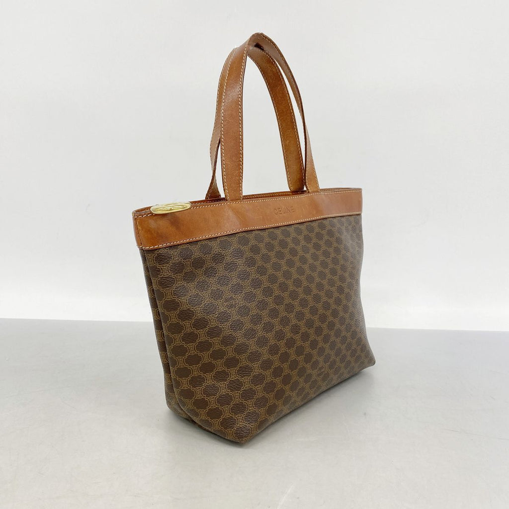 Celine Handbag Macadam Brown Gold — view 2