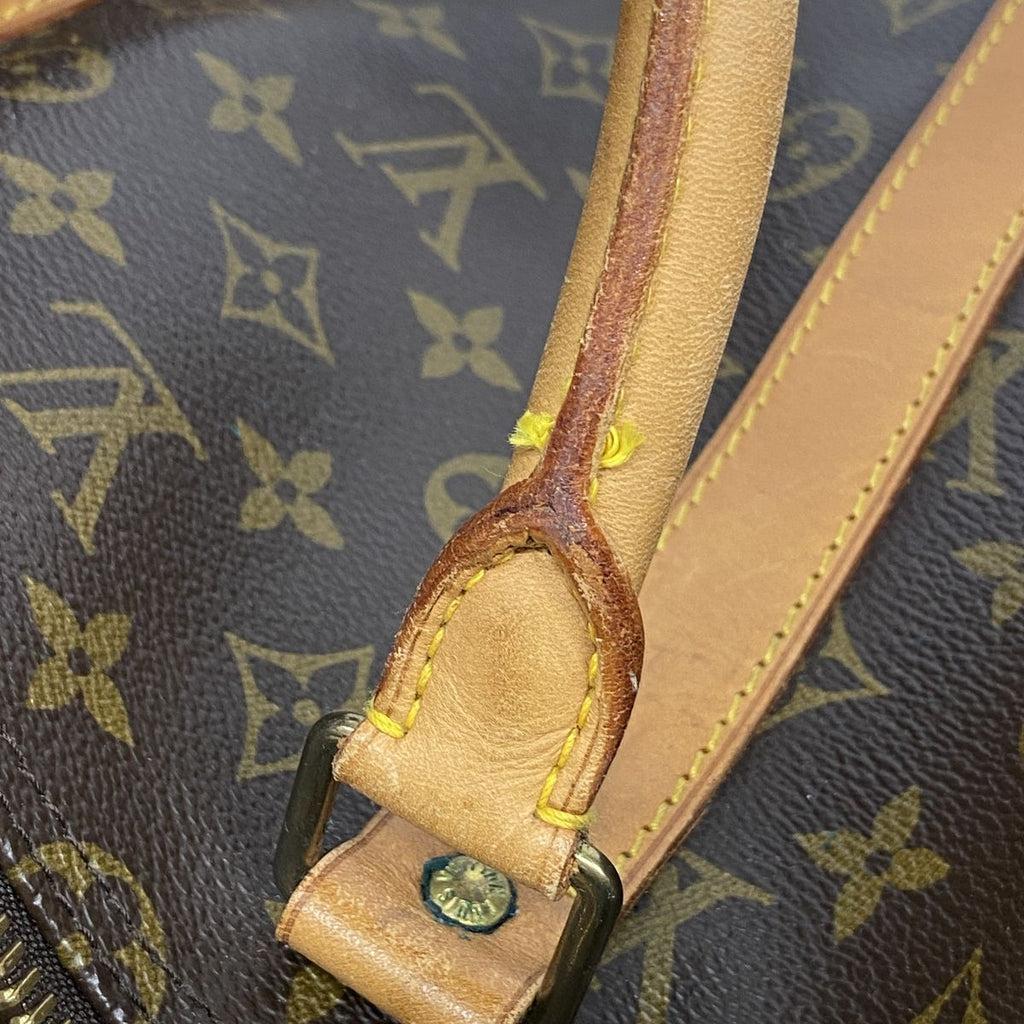 Louis Vuitton Boston Bag Monogram Keepall 55 Brown — view 7